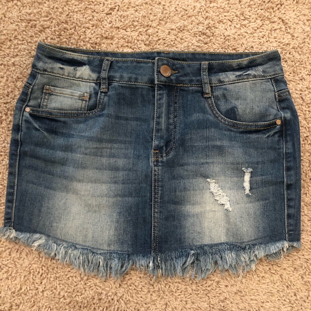 jean skirt